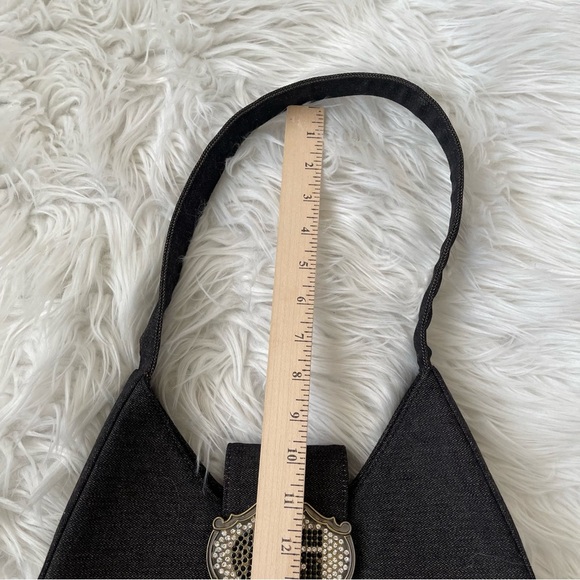 GUESS Y2K vintage shoulder bag with rhinestone logo - Picture 5 of 8